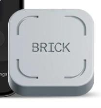 Gray square button labeled BRICK